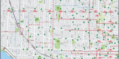 Toronto fiets delen kaart