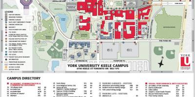 Universiteit van york-kaart